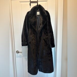 BRAND NEW- VERY WARM winter faux fur coat